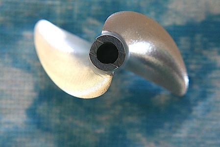 CNC Alu Propeller 40/2 x1,9 Fahrfertig links