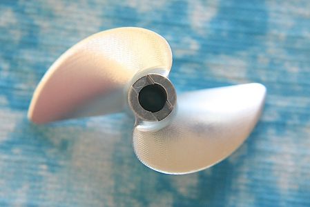 CNC Alu Propeller 45/2 x1,9 Fahrfertig rechts