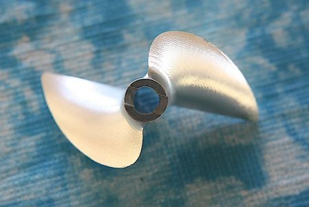 CNC Alu Propeller 44/2 x1,4 Fahrfertig links
