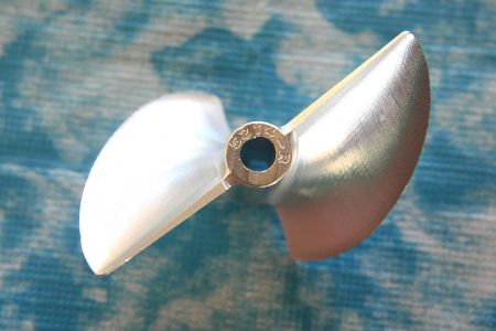 CNC Alu Propeller 52/2 x1,4 Fahrfertig links