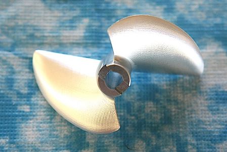 CNC Alu Propeller 52/2 x1,4 Fahrfertig links