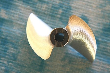 CNC Alu Propeller 30/2 x1,4 Fahrfertig links