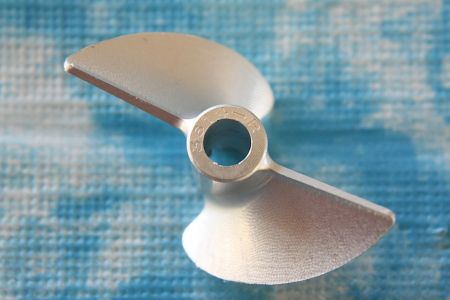 CNC Alu Propeller 36/2 x1,4 Fahrfertig links