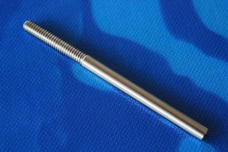 VA Endstück 58 x 4 mm, für M4 Propeller, für 3,2 mm Flexw.