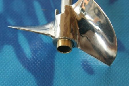 Messinghülse, Propelleradapter 4 mm- 4,75 mm