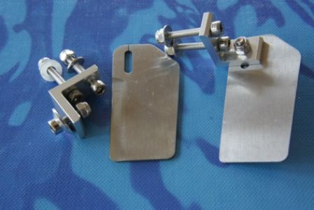 Turn Fins für Powerboote, 47 mm x 30 mm