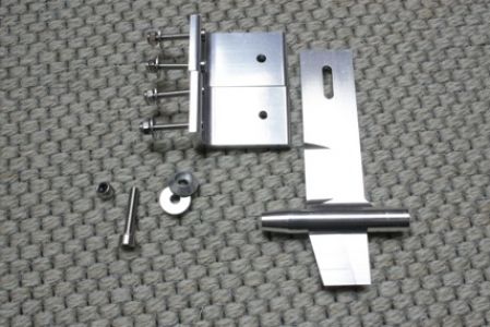 Propeller- Halter, Strut, 95 mm, 6,35 mm, mit Finne