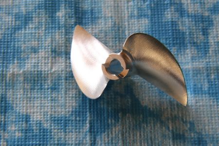 CNC Alu Propeller 46/2 x1,4 Fahrfertig links