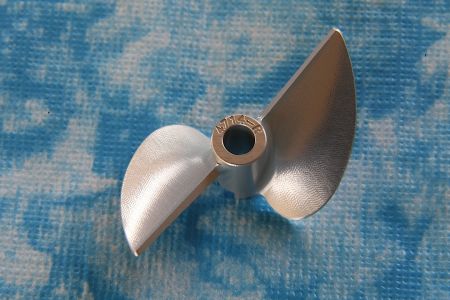 CNC Alu Propeller 47/2 x1,4 Fahrfertig links, D- Serie