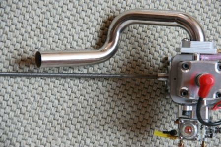 S-Krümmer, S-Bogen, 22 mm für Zenoah, CY, RCMK (z.B. für Riemenstarter)
