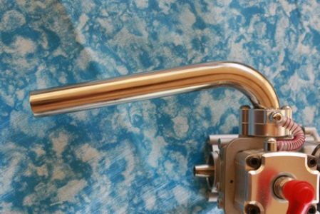 Verstellbarer Krümmer 100°-110°, 22 mm für Zenoah, CY, RCMK usw.