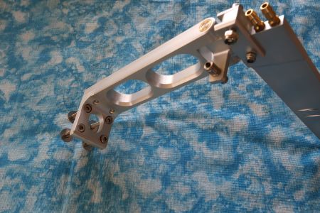 Ruderanlage, Ruder, L= 180 mm, A= 160 mm mit doppelter Wasserkühlung