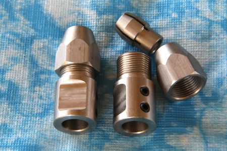 Spannzange 10 mm - 6,35 mm ( 3 teilig )