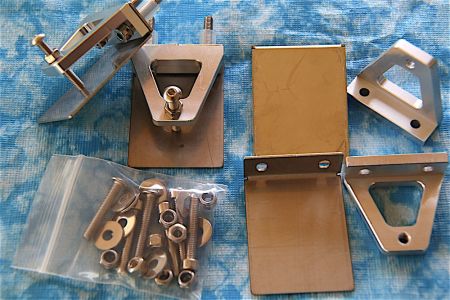 CNC- Trimm- Tabs, Trimmklappen, 38 x 49 mm, 4er Set