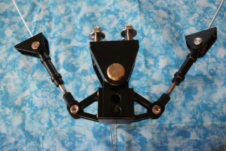 Kat- Ruder 157 mm x 50 mm, mit Seilanlenkung, Hydraulik Attrappen