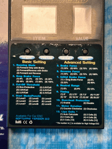 Hobbywing & TekModel, Program Card für Car
