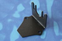Alu Motorhalter 380er schwarz WD 10 mm