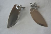 CNC Turn Fins für Powerboote, 85 mm x 35 mm, R