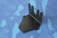 Alu Motorhalter 380er schwarz WD 6,5 mm