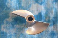 CNC Alu Propeller 37/2 x1,4 Fahrfertig links