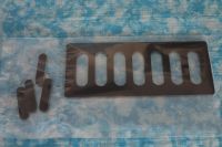 Lipo, Batterie- Halter, 140 x 56 mm, GFK, schwarz
