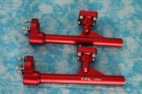 2x Power -Trimm für Kat, mit Stütze, 110mm / 4,75mm, Kugellager, rot