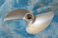 CNC Alu Propeller 37/2 x1,9 (M4) Fahrfertig links