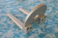 Motorhalter für 56er BL Motore, Alu, zum einlaminieren