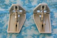 CNC- Trimm- Tabs, 38 x 55 mm, komplett Alu ( schräg )