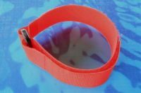 Klettband 400 x 30 mm rot