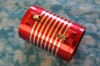 Kühlmantel für 40er Brushlessmotor, 70 mm lang, rot/silber //