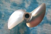 CNC Alu Propeller 45/2 x1,9 Fahrfertig links