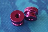 Alu Rändelmutter M4 x 7,8 mm, lila