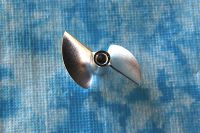 CNC Alu Propeller 31/2 x1,4 (M4) Fahrfertig rechts
