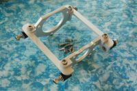 Einfacher Motorträger QJ, Zenoah, RCMK, silber