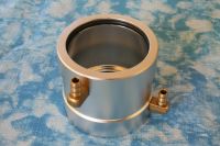 Kühlmantel für 40er Brushlessmotor, 45 mm lang, silber