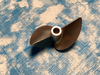CNC Alu Propeller 44/2 x1,9 Fahrfertig links